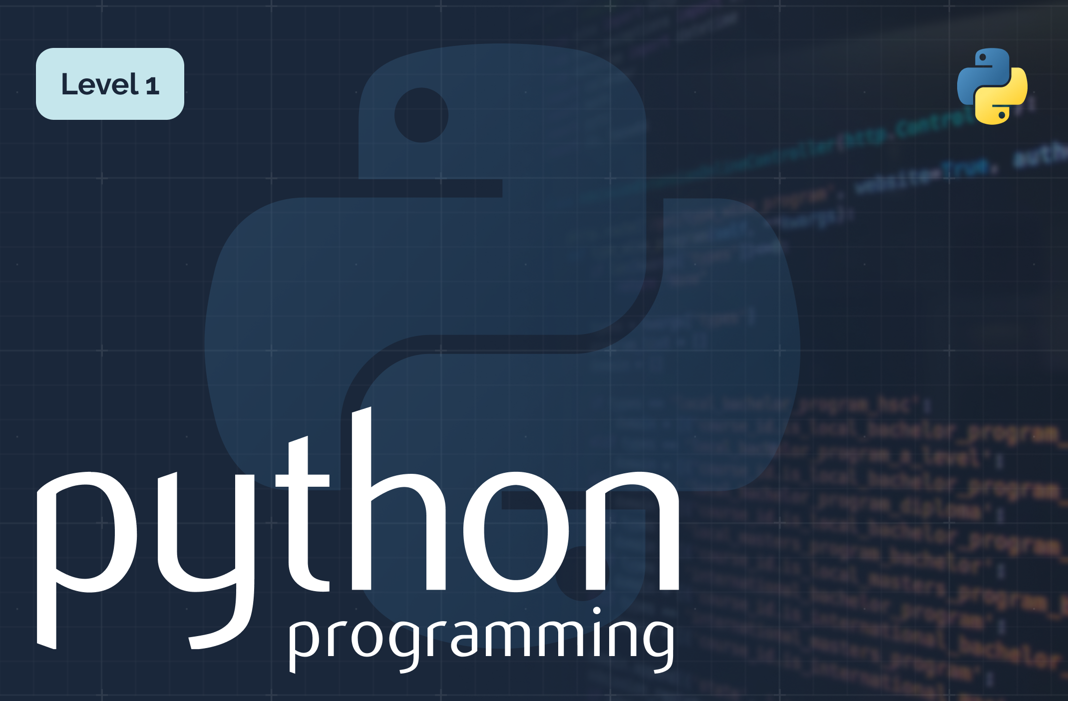 Python Level 1 Training Logo